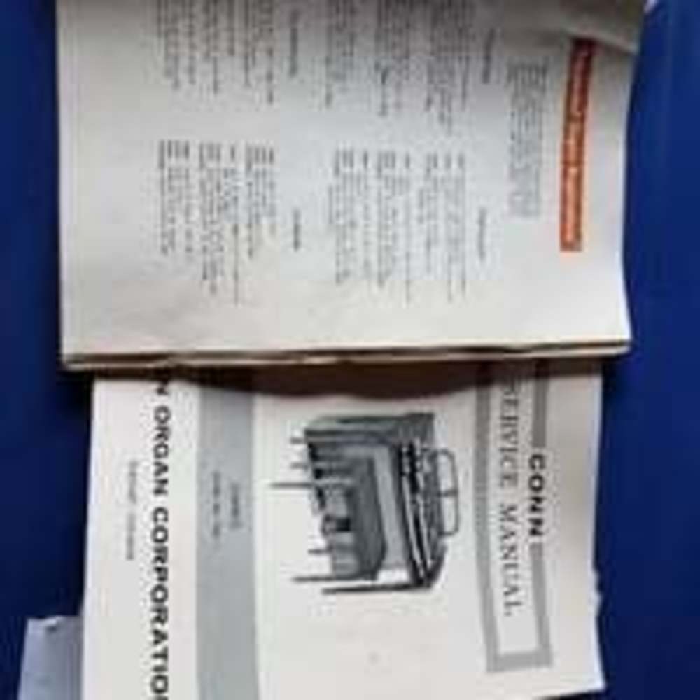 Organ Manuals, papers ect.
